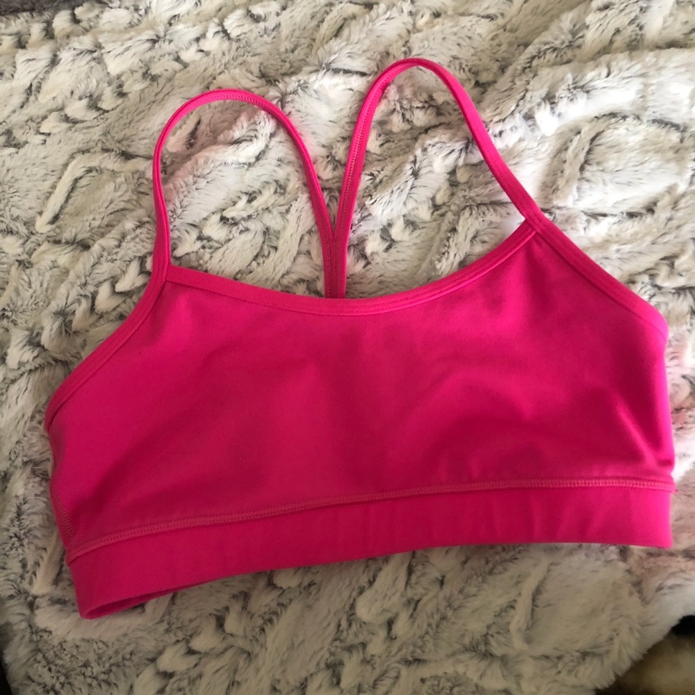 Lululemon hot pink sports bra